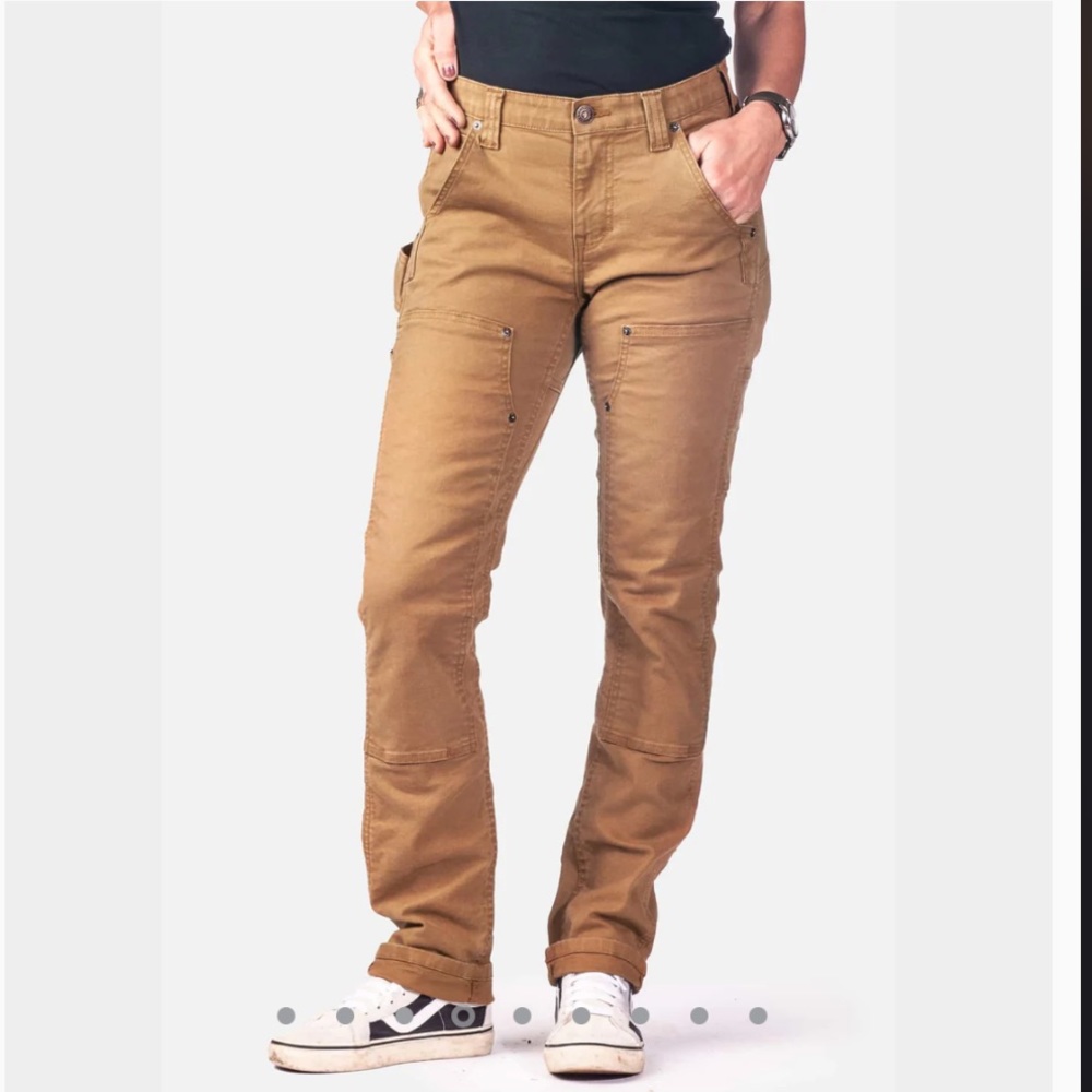 Dovetail workwear maven x saddle brown work pants 6 x 30